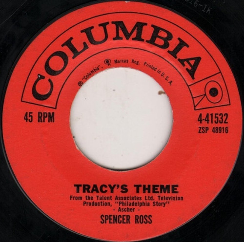 Spencer Ross - Tracy's Theme / Thanksgiving Day Parade - Columbia - 4-41532 - 7", Single 1238539314