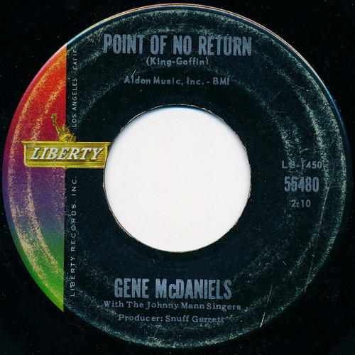 Eugene McDaniels - Point Of No Return - Liberty - 55480 - 7", Single 1238580921