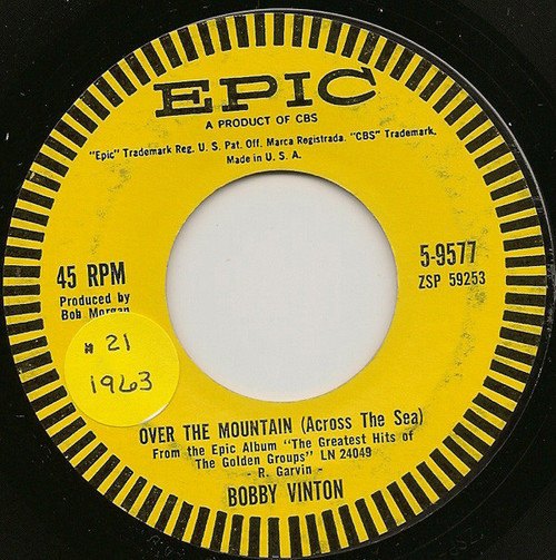 Bobby Vinton - Over The Mountain (Across The Sea) - Epic - 2804089 - 7", Single 1239938874