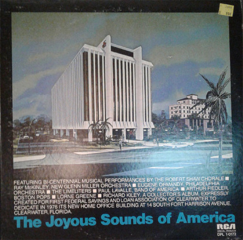 Various - The Joyous Sounds Of America - RCA Special Products - DPL 1-0172, DPL1-0172 - LP, Comp 1243025139