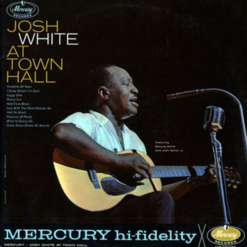 Josh White Featuring Beverly White And Josh White, Jr. - Josh White At Town Hall - Mercury, Mercury - MG 20672, MG-20672 - LP, Album, Mono 1244096769