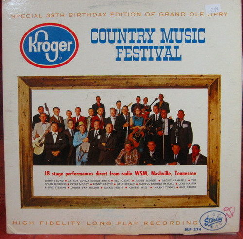 Various - Special 38th Birthday Edition Of Grand Ole Opry Country Music Festival (LP, Album)