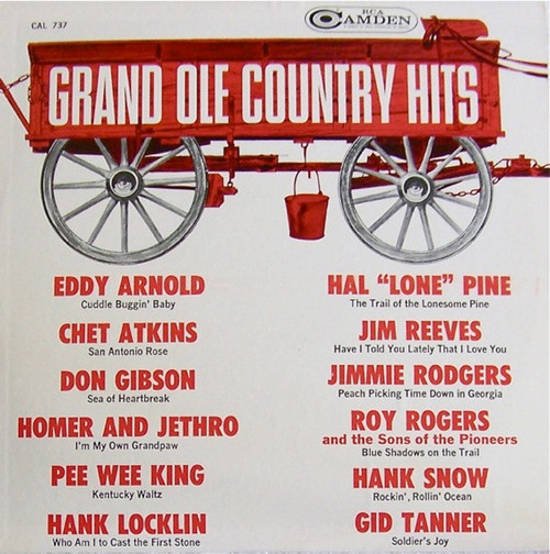 Various - Grand Ole Country Hits - RCA Camden - CAL 737 - LP, Comp, Mono 1245680838