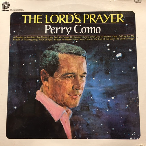 Perry Como - The Lord's Prayer - Pickwick, Camden - CAS-2299 - LP, RE 1246745352