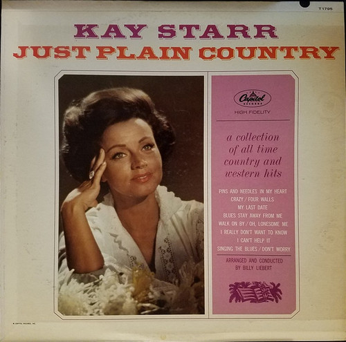 Kay Starr - Just Plain Country - Capitol Records, Capitol Records - T 1795, T-1795 - LP, Mono 1246786140