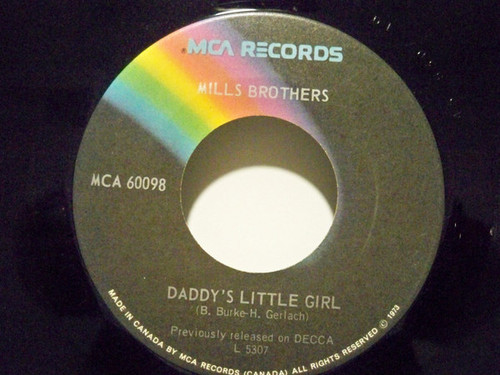 Mills Brothers* - Daddy's Little Girl / Daddy's Little Boy (7", Single)