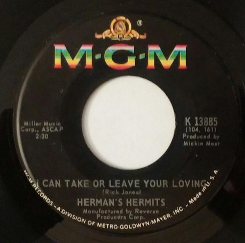 Herman's Hermits - I Can Take Or Leave Your Loving / Marcel's (7", Single)