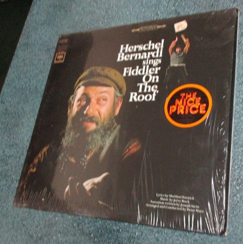 Herschel Bernardi - Herschel Bernardi Sings Fiddler On The Roof - CBS Masterworks - OS 3010 - LP, Album 1250675967