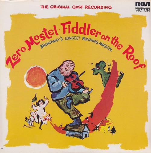 Various - Zero Mostel In Fiddler On The Roof (The Original Broadway Cast Recording) - RCA Victor - LSO-1093 - LP, Album, RE 1250693379