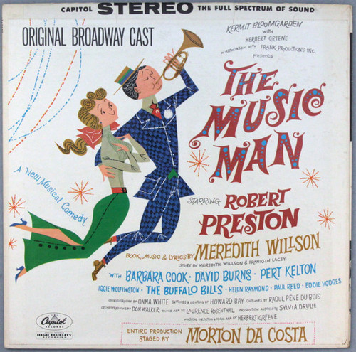 Meredith Willson - The Music Man - Original Broadway Cast - Capitol Records, Capitol Records - SWAO-990, SWAO990 - LP, Album, RP, Scr 1250693634
