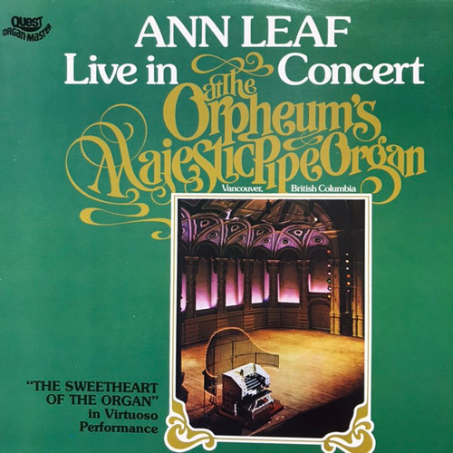 Ann Leaf - Ann Leaf Live In Concert (LP)