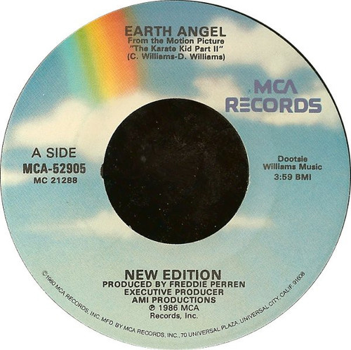 New Edition - Earth Angel (7", Single)