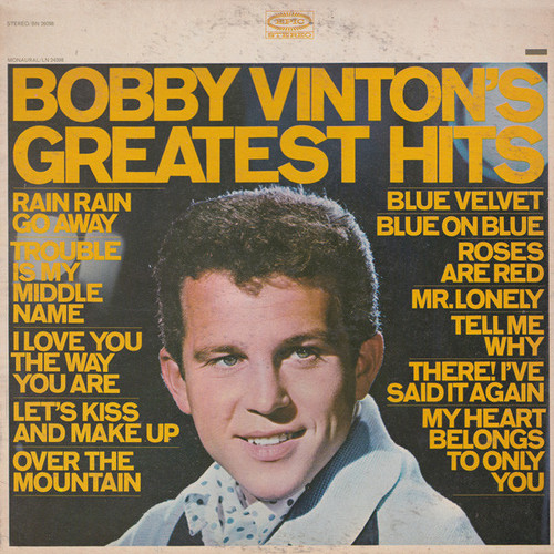 Bobby Vinton - Bobby Vinton's Greatest Hits - Epic - BN 26098 - LP, Comp, RP 1262343144