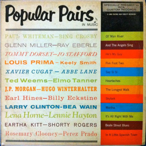 Various - Popular Pairs In Music (LP, Comp, Mono)