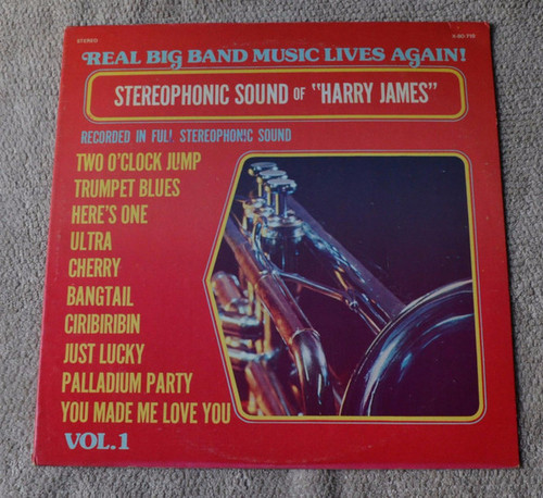 Harry James And His Orchestra - The Stereophonic Sound Of Harry James Vol. 1 - Bright Orange, Bright Orange - X-BO-710, X BO 710 - LP, Album, RE 1285890282