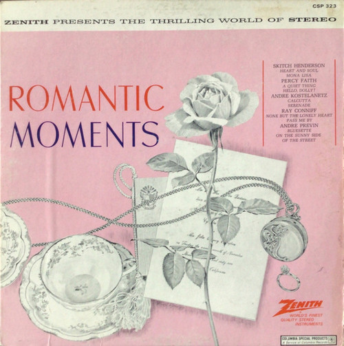 Various - Zenith Presents Romantic Moments (LP, Comp, Ter)