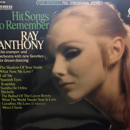 Ray Anthony - Hit Songs To Remember (LP, Album)