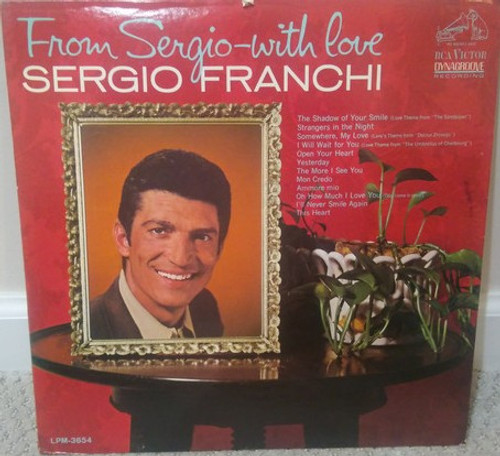 Sergio Franchi - From Sergio - With Love - RCA Victor - LPM-3654 - LP, Album, Mono 1291206012