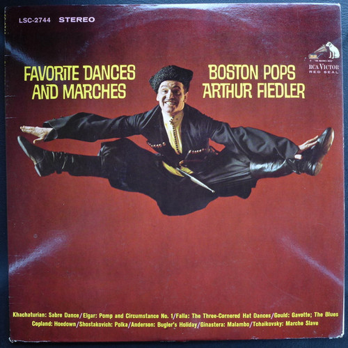 Arthur Fiedler, The Boston Pops Orchestra - Favorite Dances And Marches - RCA Victor Red Seal - LSC-2744 - LP, RE 1295988735