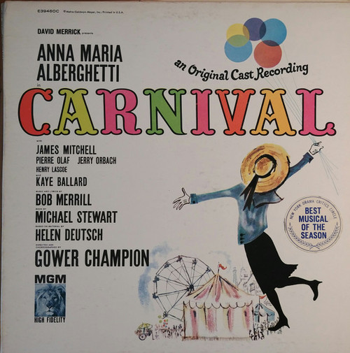 Carnival! Original Broadway Cast - Carnival! - MGM Records - E39460C - LP, Mono 1296070263