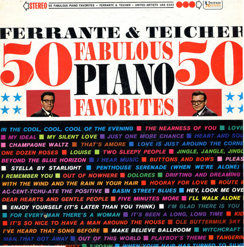 Ferrante & Teicher - 50 Fabulous Piano Favorites (LP, Album)