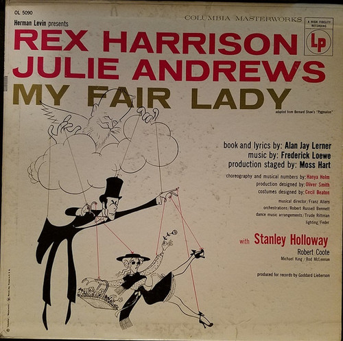 Rex Harrison, Julie Andrews - My Fair Lady - Columbia Masterworks - OL 5090 - LP, Album, Mono, RE, Pit 1309002982