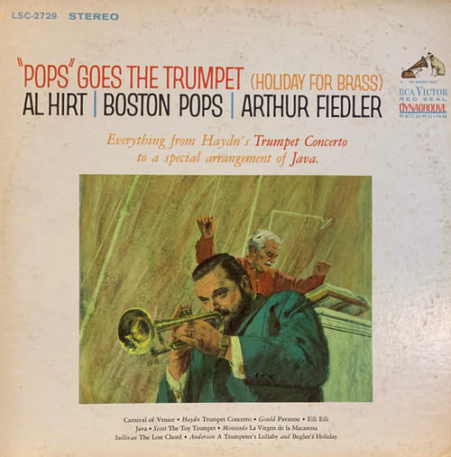 Al Hirt / Boston Pops* / Arthur Fiedler - "Pops" Goes The Trumpet (Holiday For Brass) (LP)