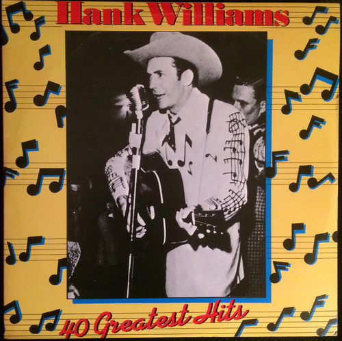 Hank Williams - Hank Williams - 40 Greatest Hits (2xLP, Comp, Gat)