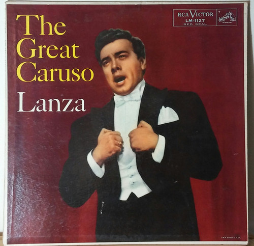 Mario Lanza - The Great Caruso (LP, Album, Mono)