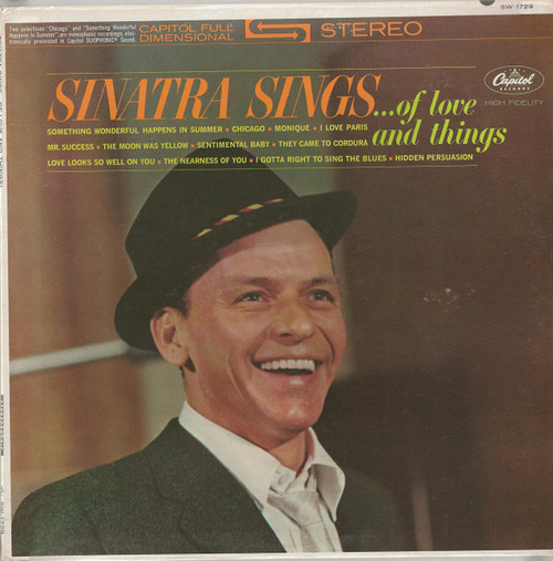 Frank Sinatra - Sinatra Sings...Of Love And Things - Capitol Records - SW-1729 - LP, Album, Comp 1353685792