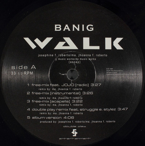 Banig - Walk - Double Play Entertainment - 7942-2 - 12" 1355168425