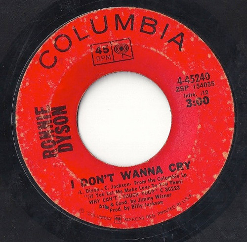 Ronnie Dyson - I Don't Wanna Cry / She's Gone - Columbia - 4-45240 - 7" 1362038500