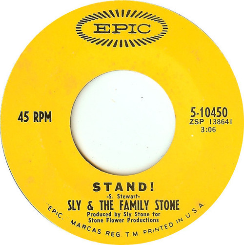 Sly & The Family Stone - Stand!  - Epic - 5-10450 - 7" 1380233734