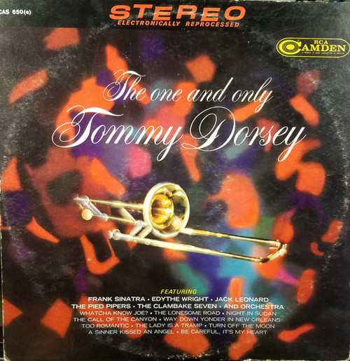 Tommy Dorsey - The One And Only Tommy Dorsey (LP, Album, Comp, Ind)