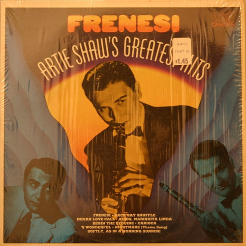 Artie Shaw* - Frenesi – Artie Shaw's Greatest Hits (LP, Comp, RE)