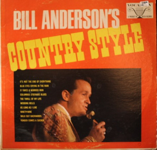 Bill Anderson (2) - Bill Anderson's Country Style (LP)