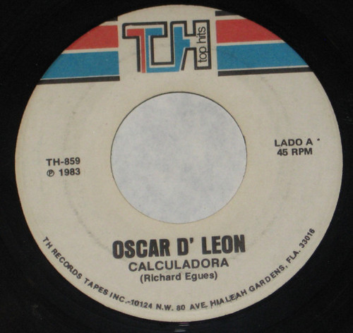 Oscar D' León - Calculadora - Top Hits - TH-859 - 7" 1409448367