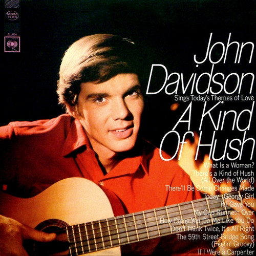John Davidson - A Kind Of Hush (LP, Mono)