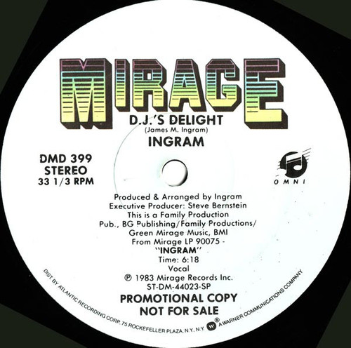 Ingram - D.J.'s Delight (12", Promo)