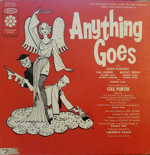 Jane Friedlander, Michael Parver, Gene Andrewski - Anything Goes (LP, Mono)