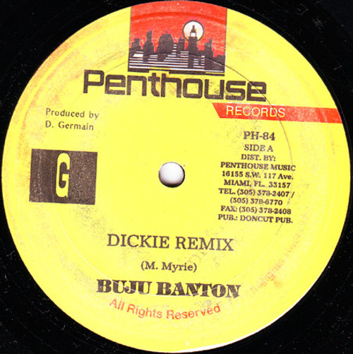 Buju Banton / Nadine Sutherland & Buju Banton - Dickie Remix / Wicked Dickie - Penthouse Records - PH-84 - 12" 1467169777