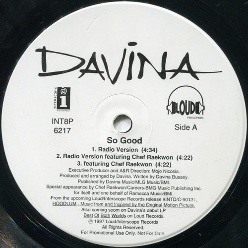 Davina - So Good (12", Promo)