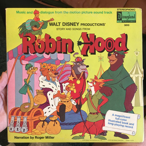 Roger Miller - Story And Songs From Robin Hood - Disneyland - 3810 - LP, Album, Pur 1475045602