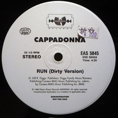 Cappadonna - Run (12", Promo)