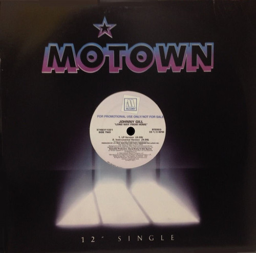 Johnny Gill - Long Way From Home - Motown - 374631132-1 - 12", Promo 1476441253