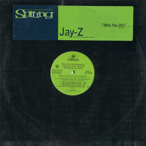 Jay-Z - Who You Wit - Qwest Records, Warner Bros. Records - PRO-A-8772 - 12", Promo 1476491245