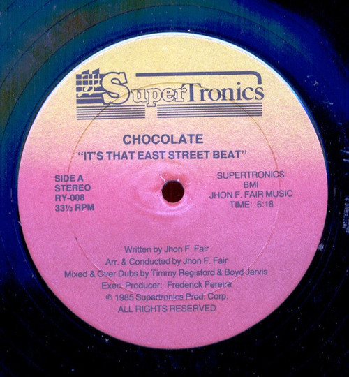 Chocolate* - It's That East Street Beat (12")
