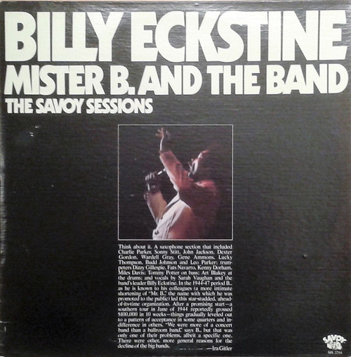 Billy Eckstine - Mister B. And The Band - Savoy Records - SJL 2214 - 2xLP, Comp, RE 1478894950