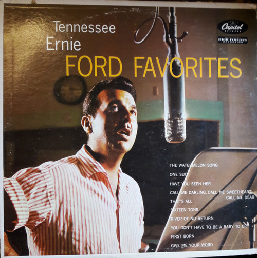 Tennessee Ernie Ford - Favorites - Capitol Records - T-841 - LP, Comp, Mono 1480784953