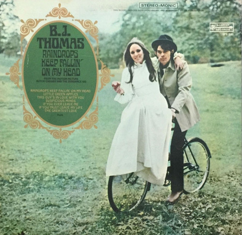 B.J. Thomas - Raindrops Keep Fallin' On My Head - Scepter Records - SPS 580 - LP, Album, Ste 1482011953